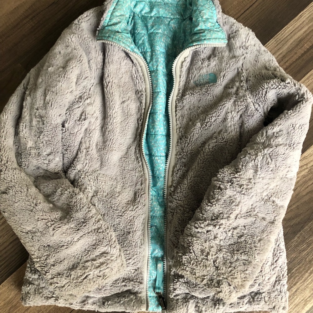 Girls Northface reversible jacket